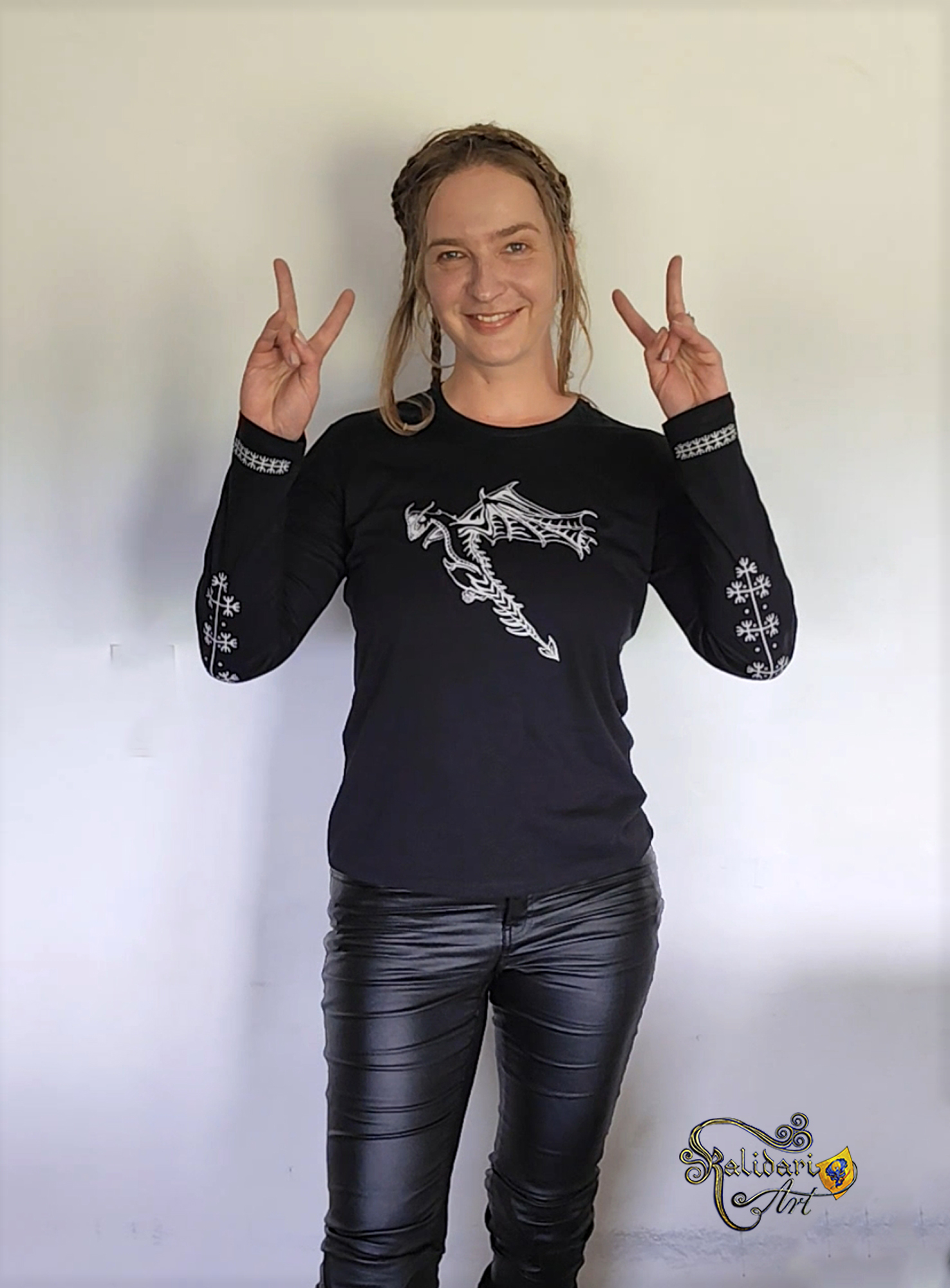 Croatian Dragon - Long sleeved T- Shirt with Croatian tatoo - Image 5